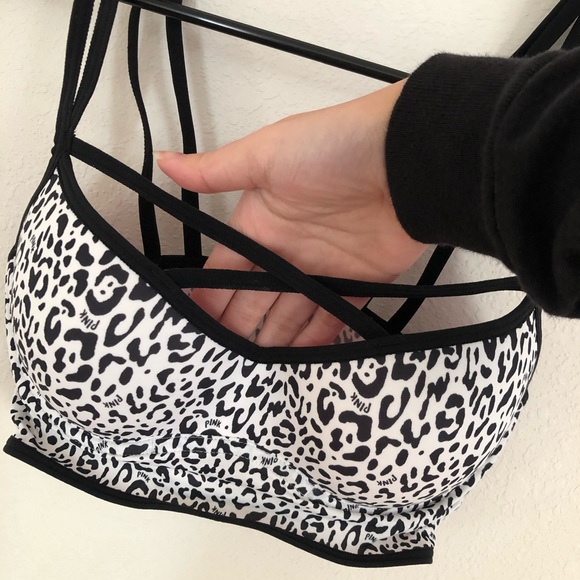 NEW Victoria’s Secret PINK Leopard Bralette Size S - Picture 4 of 6